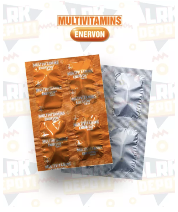 Enervon Multivitamins 12s (12 tablets in foil) Lazada PH