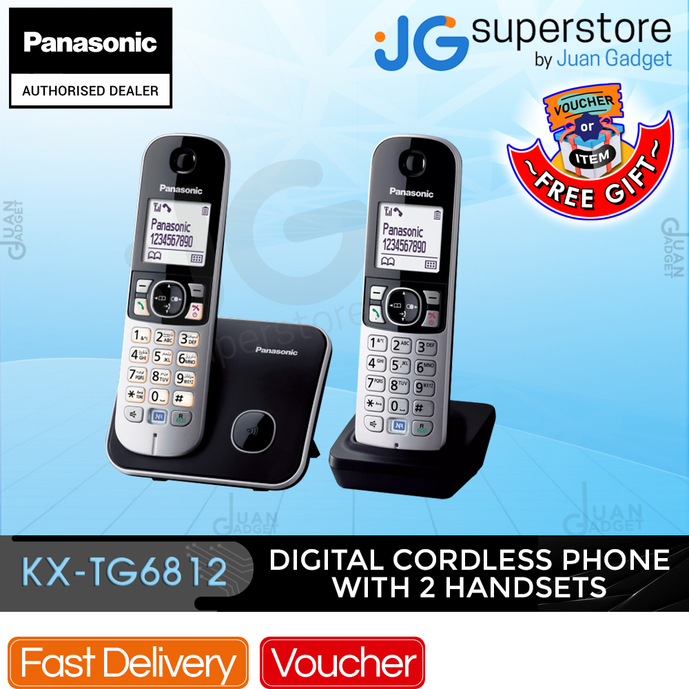 Panasonic KX-TG6812 Wireless Cordless 