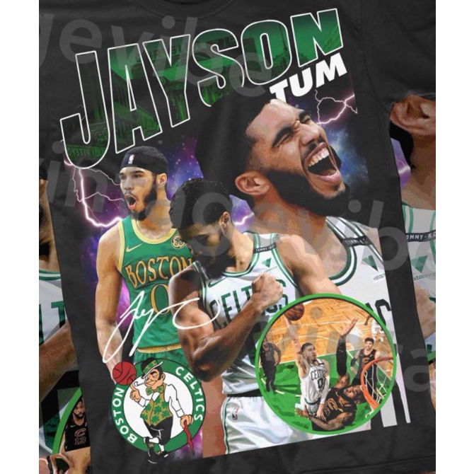 Jayson Tatum Vintage Vibe Bootleg Tee /T-shirt Oversized Unisex Dtg ...