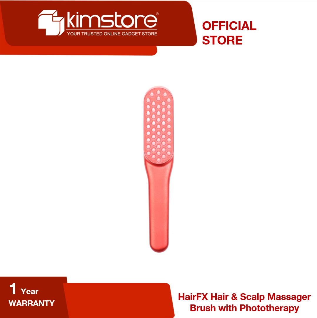 KIMSTORE HairFX Hair Scalp Massager Brush With Phototherapy, Relaxing