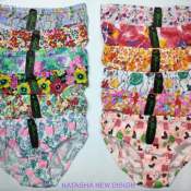 Ladies printed panty 12in1 Cotton high quality