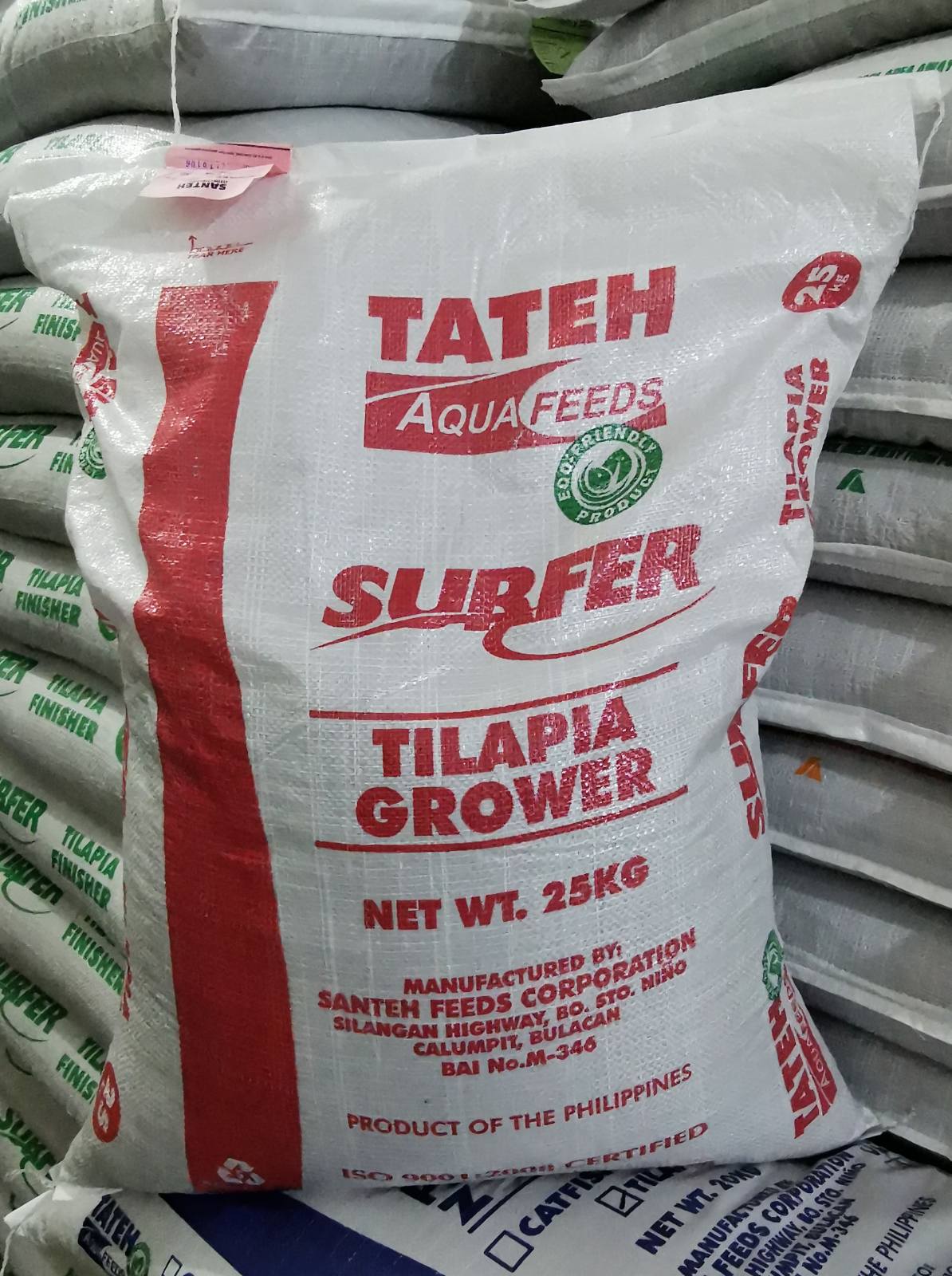 Tateh Surfer Premium Feeds Grower Tilapia / Bangus / Hito / Koi