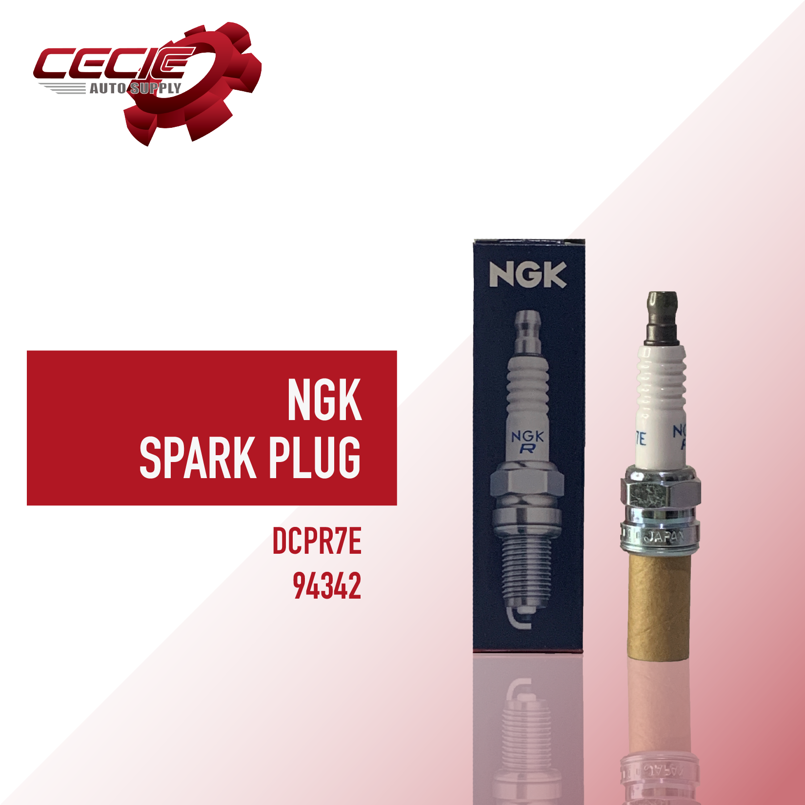 NGK Spark Plug DCPR7E 94342 for Suzuki Multicab, Toyota Avanza Lazada PH