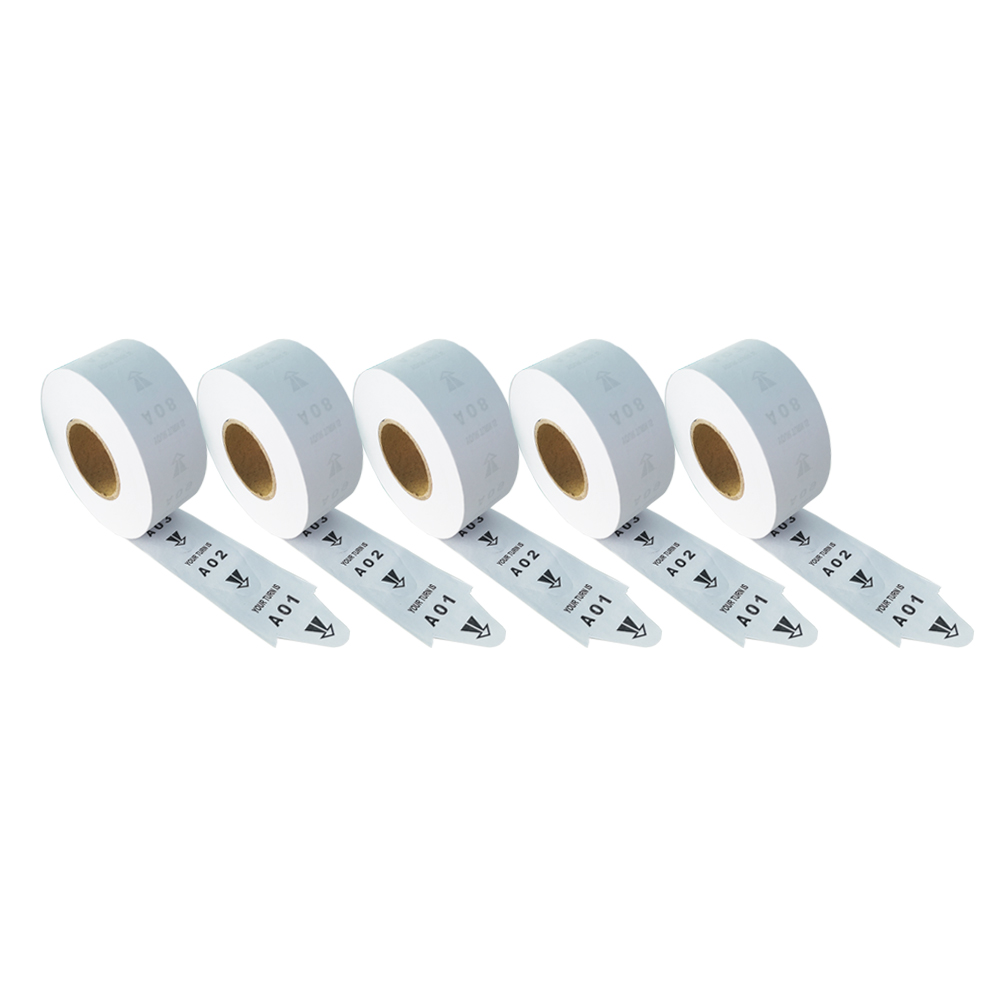 5 Roll Pack Tickets Paper Roll For Ticket Dispenser Used In Take A 