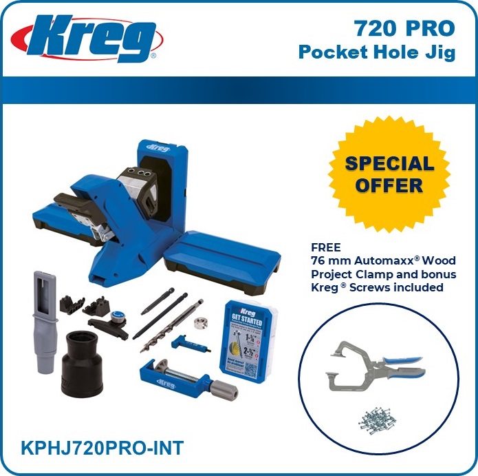 Kreg Pocket Hole Jig 720 Pro, PocketJole Jig 720PRO KPHJ720PRO
