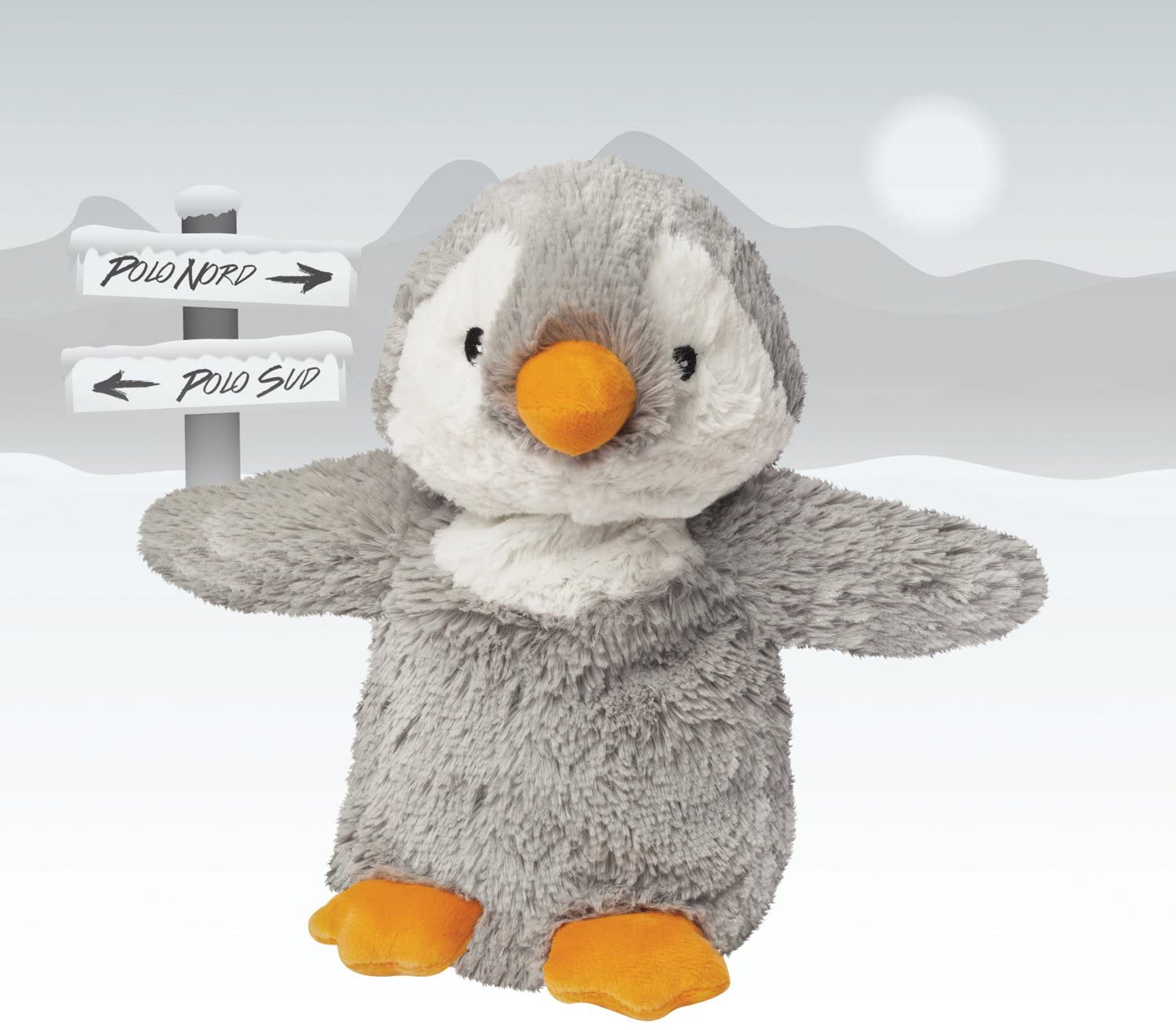 Intelex Warmies Microwavable French Lavender Scented Plush Grey Penguin |  Lazada PH