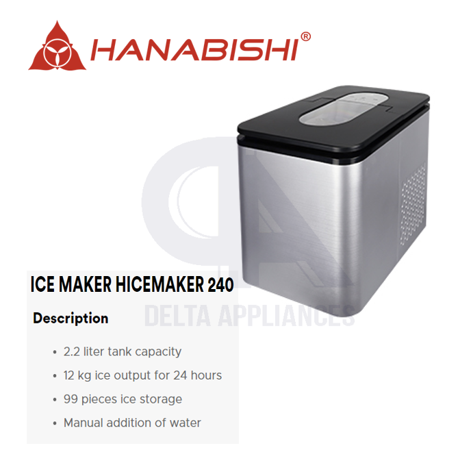 Hanabishi HICEMAKER 240 Ice Maker Lazada PH