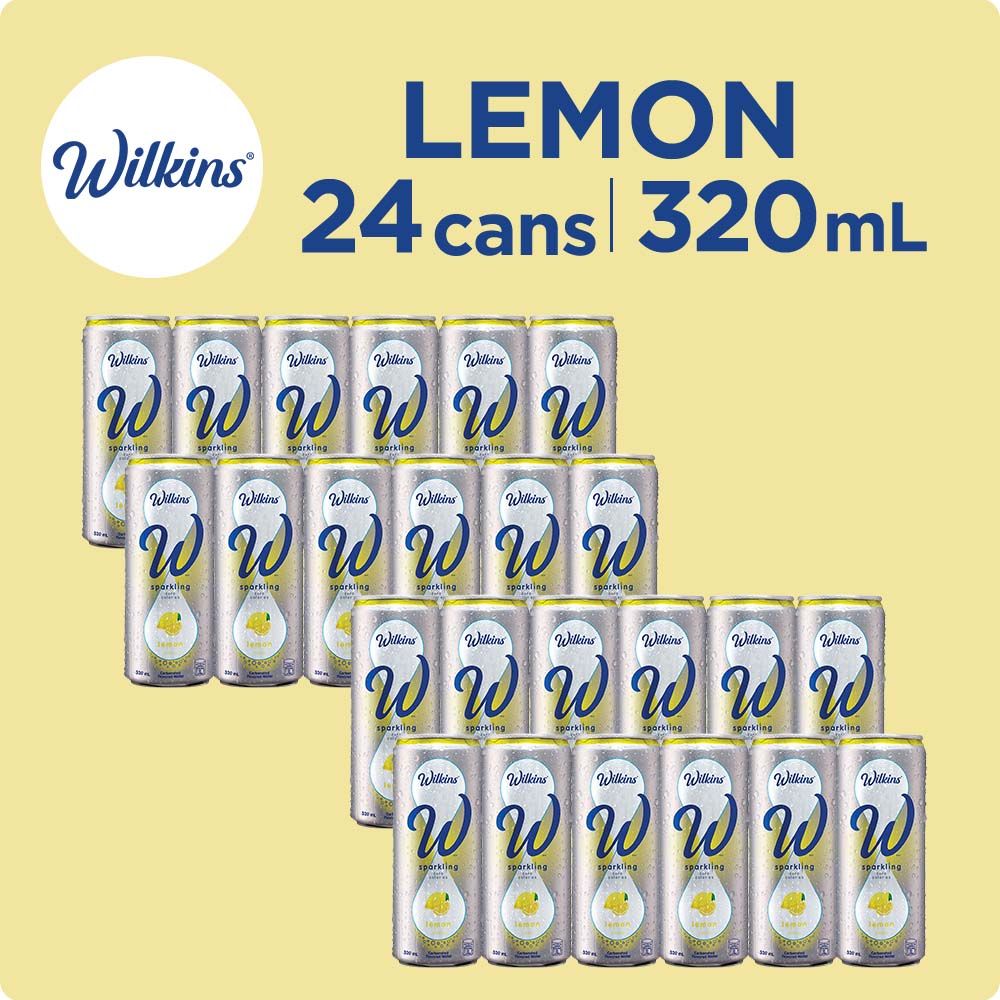 Wilkins Sparkling Water Lemon 320mL Pack of 24 Lazada PH