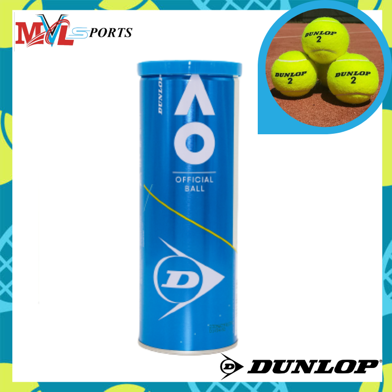 DUNLOP AO TENNIS BALL CAN 3 BALLS (1 TUBE) MVL SPORTS Lazada PH
