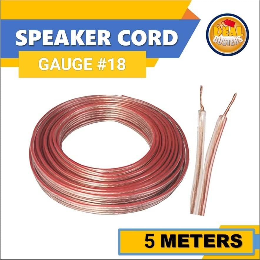 Speaker Wire Guage 18 (5 meters) | Lazada PH