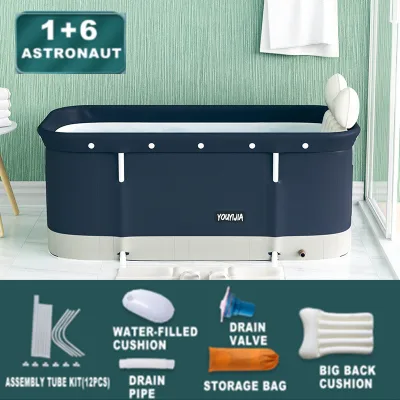 [The New]1.2M Large Folding Bath Tub Adult Portable Fold Bathtub Foldable Tub Baby Swimming Pool COD