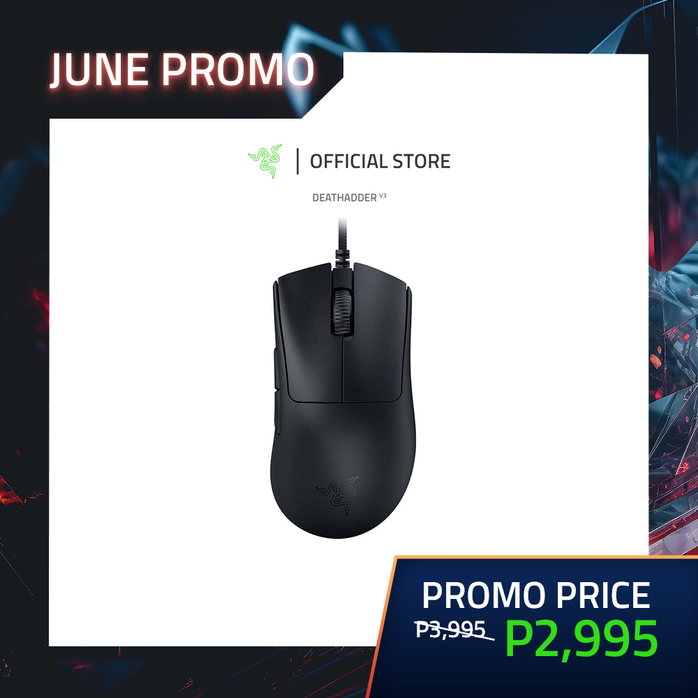Razer DeathAdder V4 Pro, Right-hand, Optical, RF Wireless+USB/A, 45000 DPI MOUSE