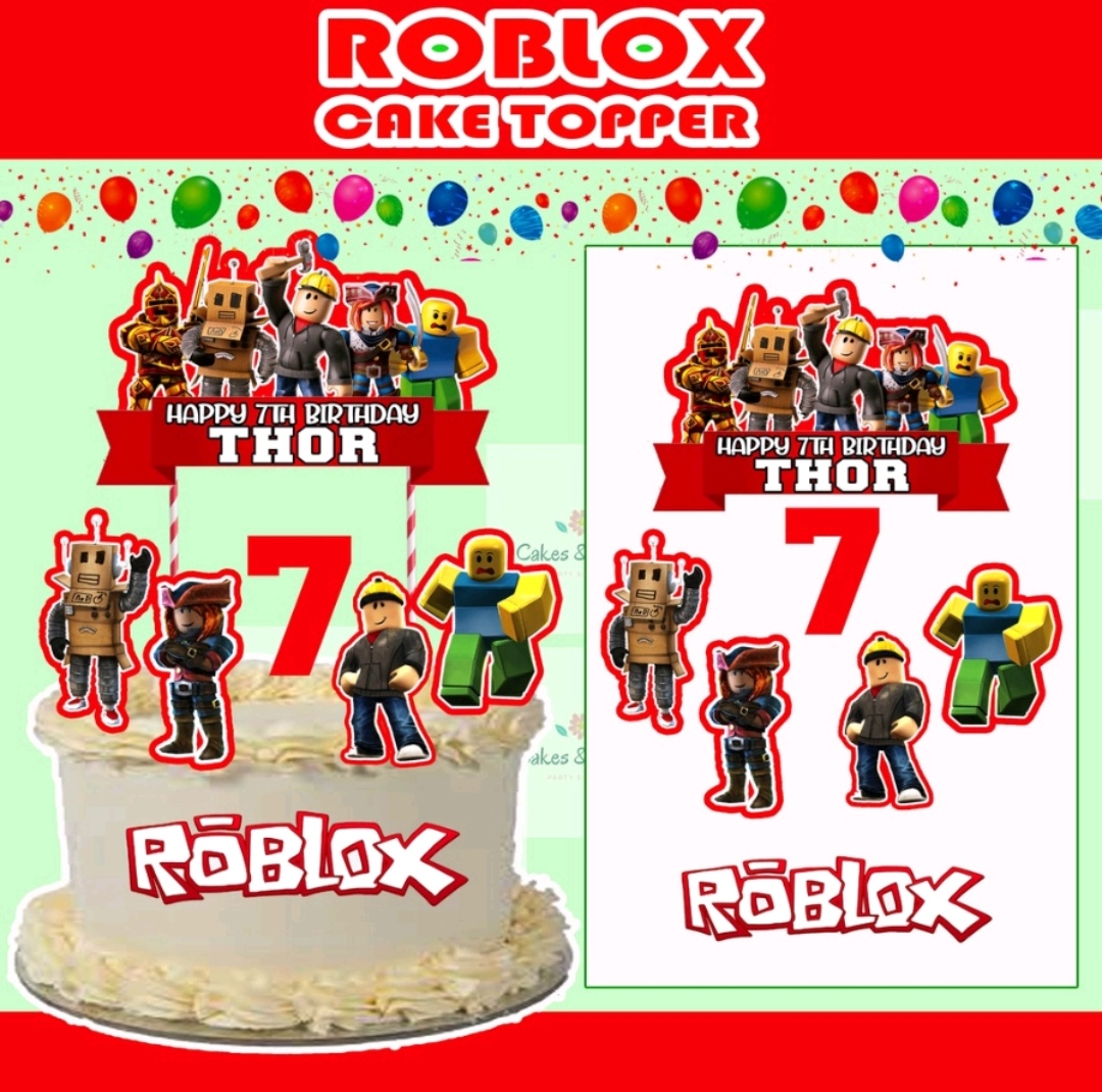 Roblox Cake Topper Printable Prntbl concejomunicipaldechinu gov co Roblox Cake Topper Printable Prntbl concejomunicipaldechinu gov co