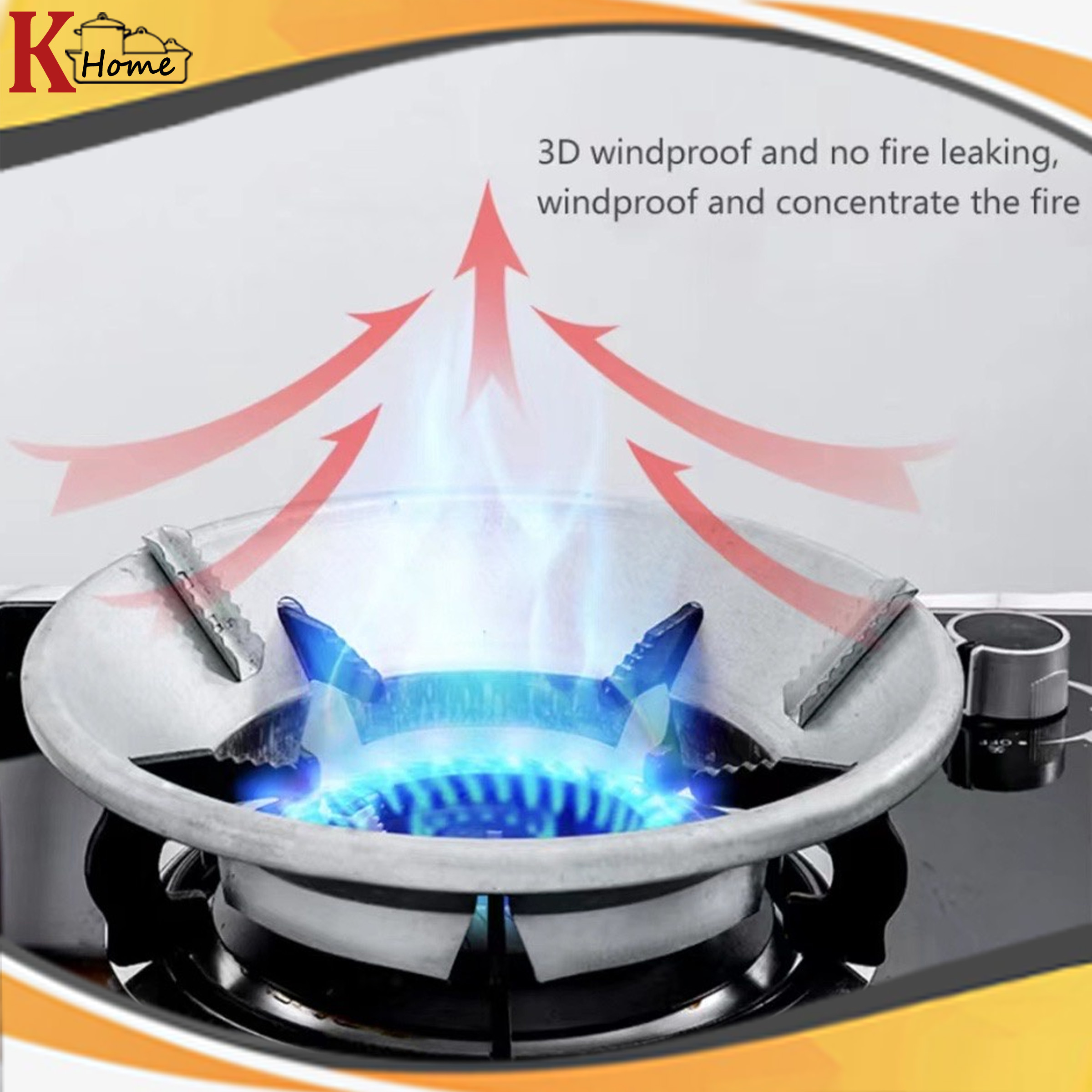 Energy Saving Gas Stove Cover, Heat Insulation Gas Stove Cover Ring Lazada PH