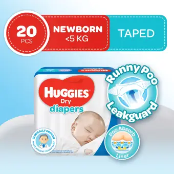 huggies newborn 20pcs price