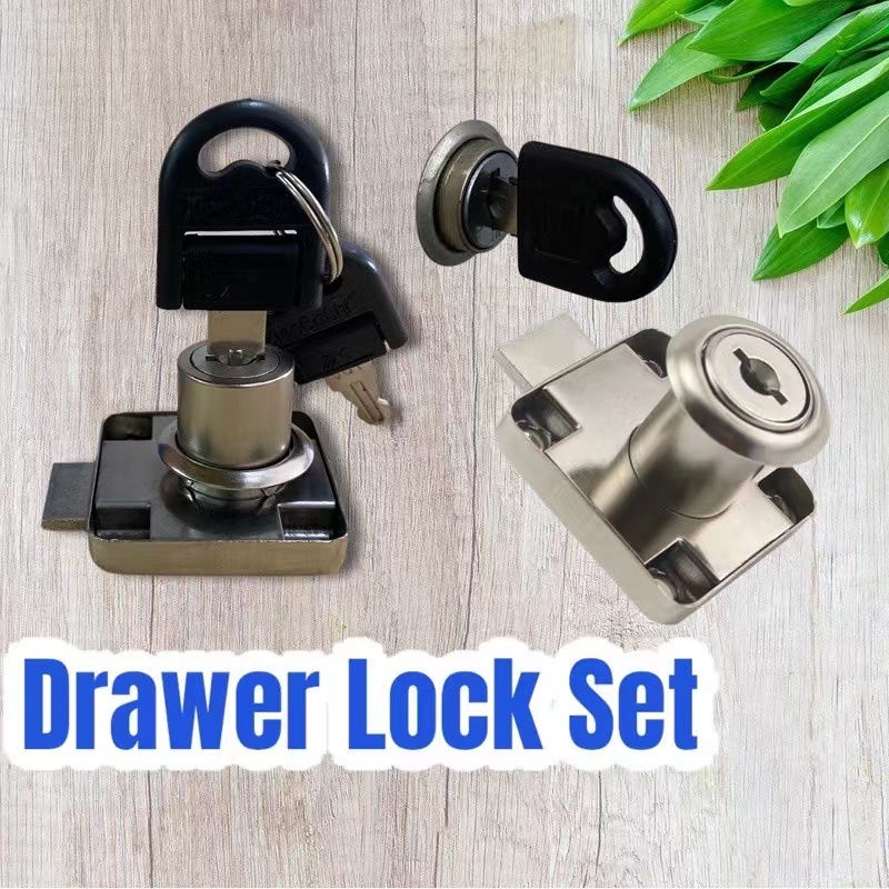 Drawer Lock With 2 Keys Zinc Alloy Furniture Door Cabinet Locks