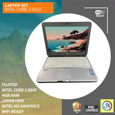 LAPTOP LOWEST PRICE SALE/ FUJITSU FMVNT1C2G / 4GB RAM/ 250GB HDD/ INTEL HD GRAPHICS/ WIFI READY/ GOOD FOR SCHOOLING AND WORK FROM HOME