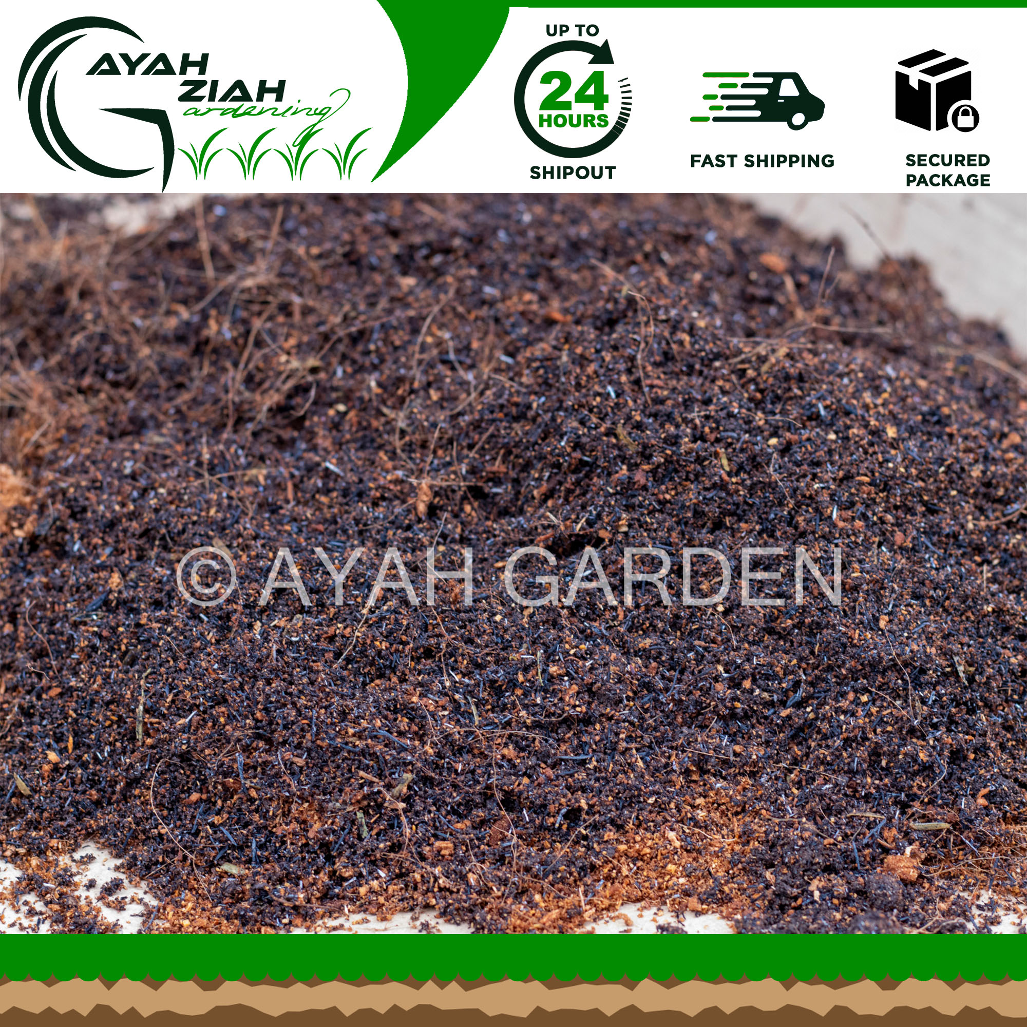 10KG Potting Mix 3in1 All purpose Soil Less ( Vermicast, Cocopeat