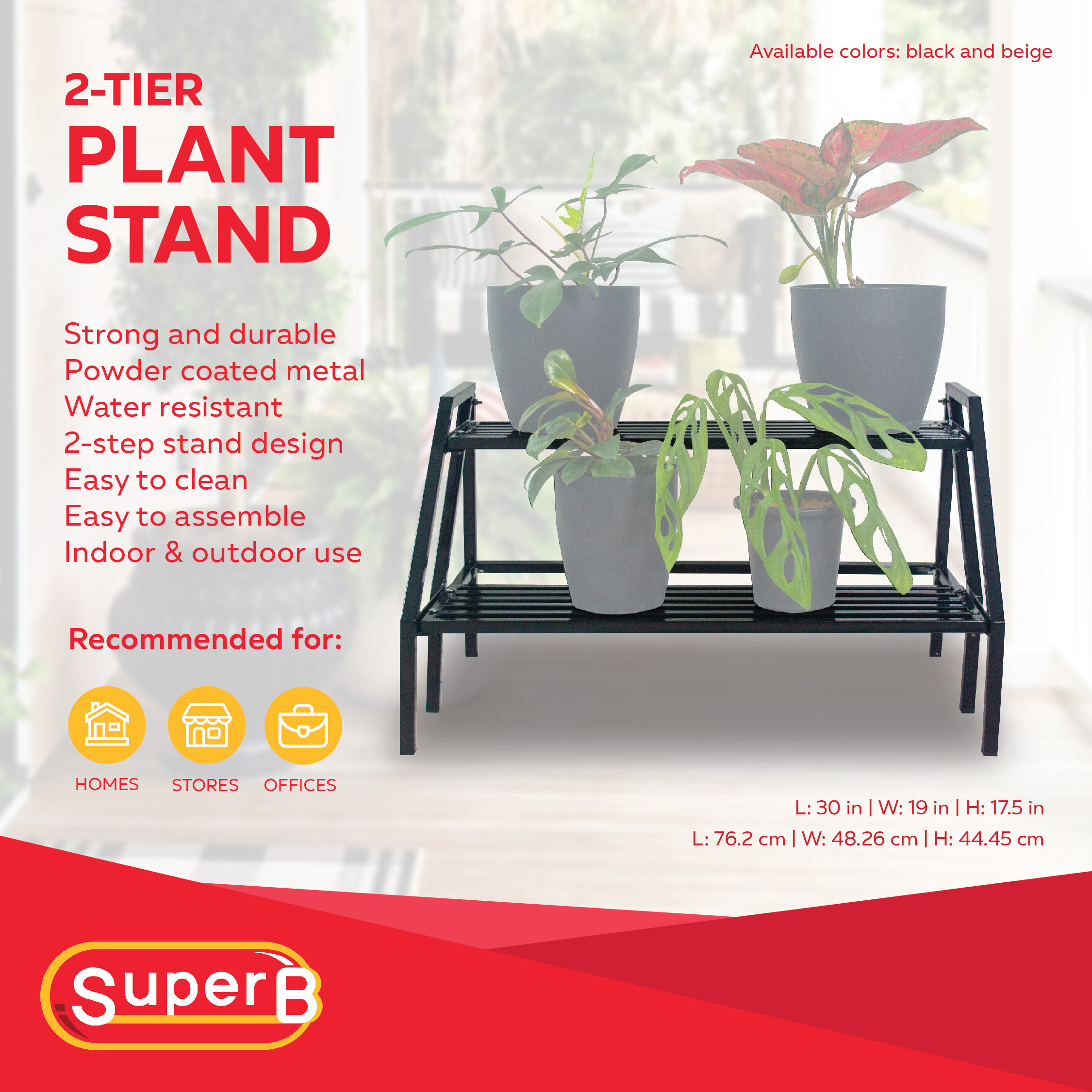 2Tier Plant Stand Lazada PH