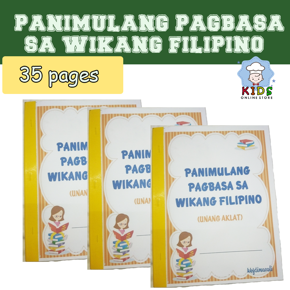 KOS Panimulang Pagbasa Sa Wikang Filipino I 35pages I Tape Binded Kos panimulang pagbasa sa wikang filipino i 35pages i tape binded