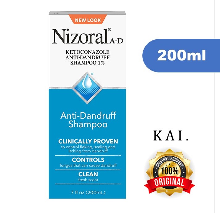 Nizoral A-D Ketoconazole 1% Anti-Dandruff Shampoo 7oz (Sept 2022 Expiry ...