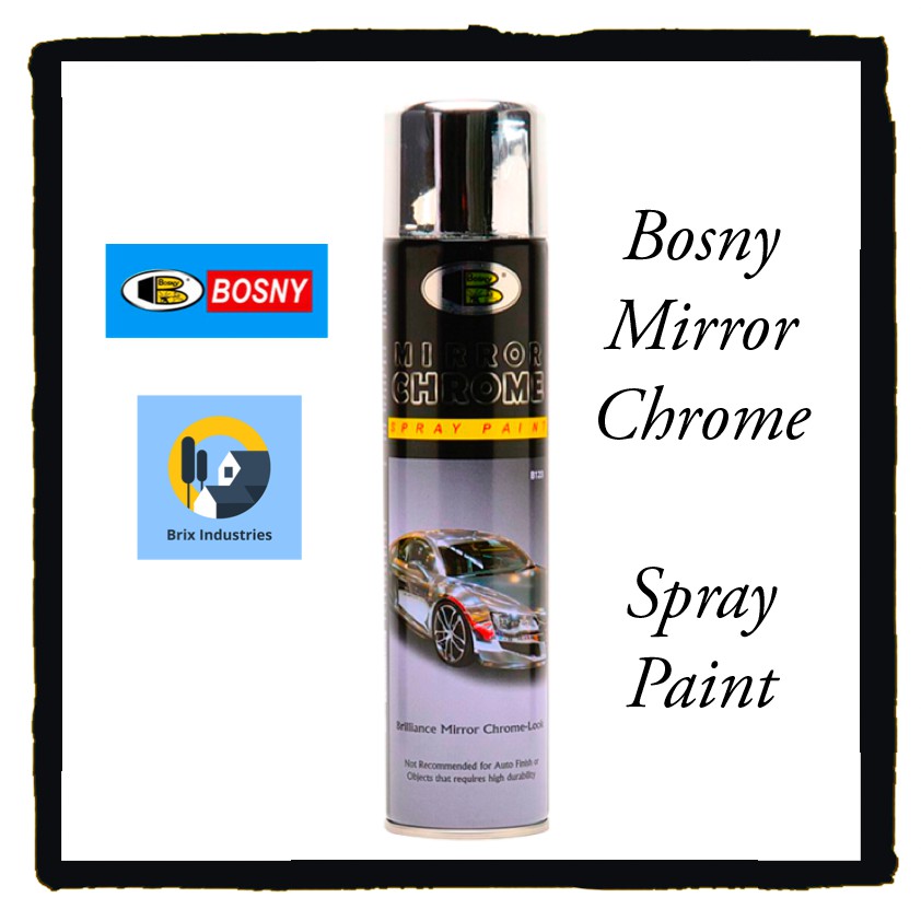 ※Bosny Mirror Chrome Spray Paint Lazada PH