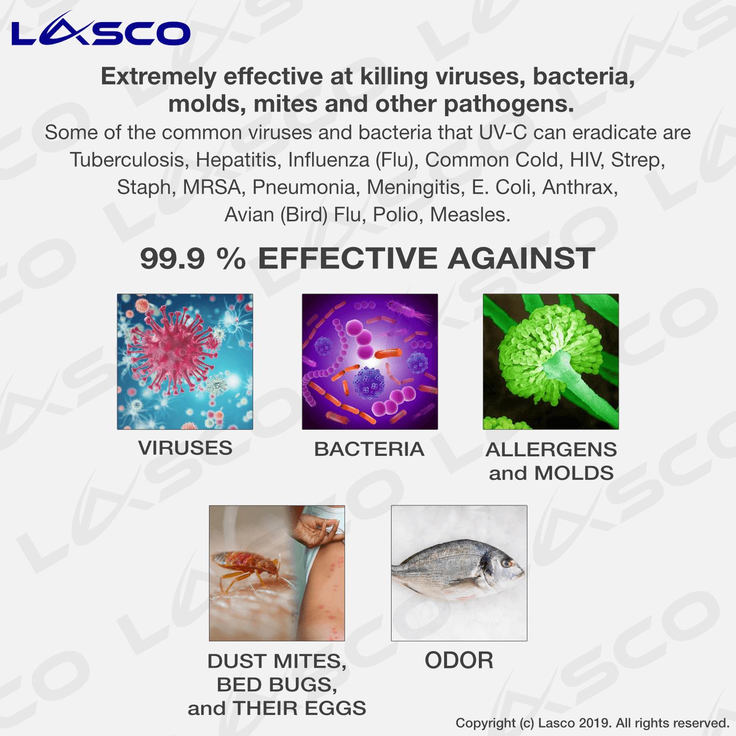 LASCO UV STERILIZER PORTABLE TRAVEL MULTI PURPOSE MEDICAL HOSPITAL