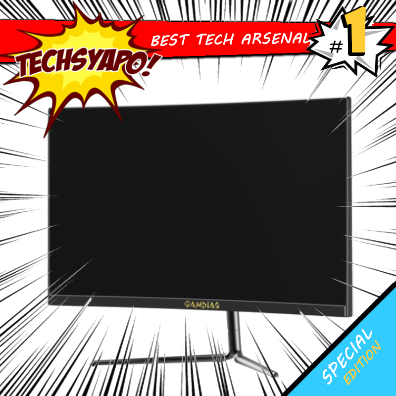 GAMDIAS ATLAS HD236G 165Hz GAMING CURVED MONITOR | Lazada PH