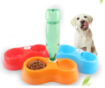 2in1 Pet Bowl Automatic Water Feeder Food Bowl no bottle