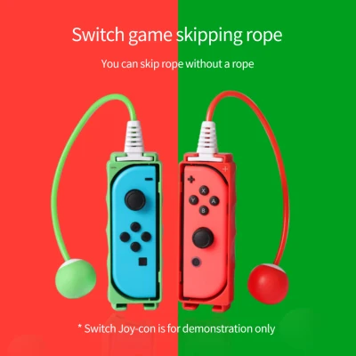 【EFdikou】 Jump Rope Challenge Game Joy-con Consoles Handle, rope skipping jumping joycon Holder Controller for Nintendo Switch