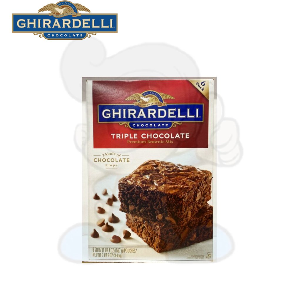 Ghirardelli Triple Chocolate Premium Brownie Mix 6 Count Recipe