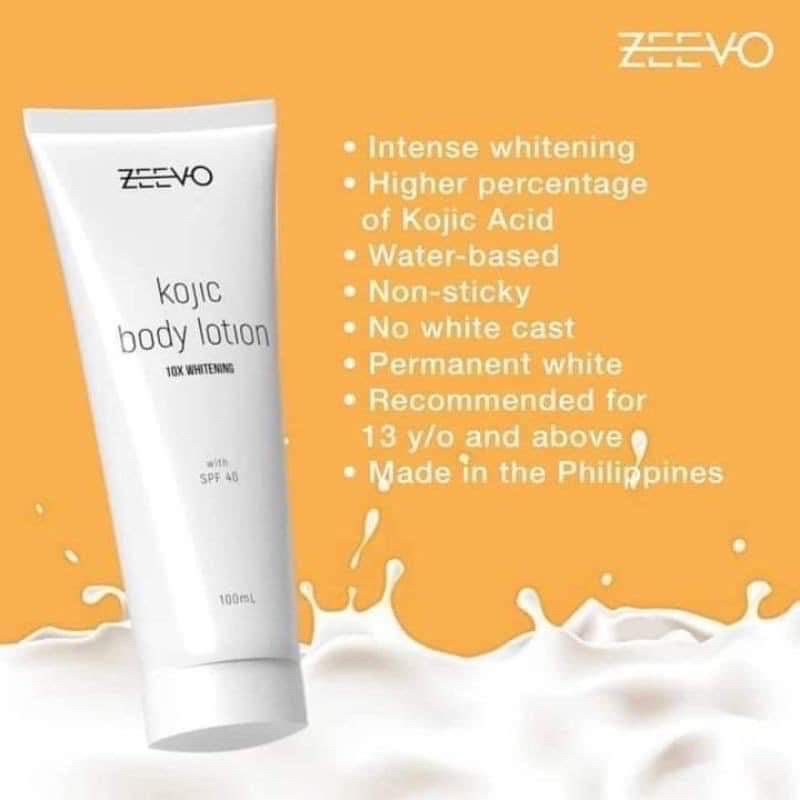 Zeevo Kojic Body Lotion x10 Whitening Lazada PH