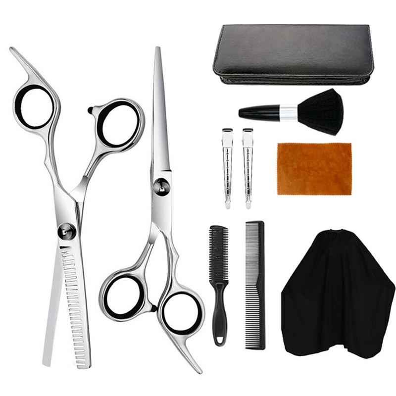 Professional Hair Cutting Scissors Set Haircut Scissors Thinning Shears ...