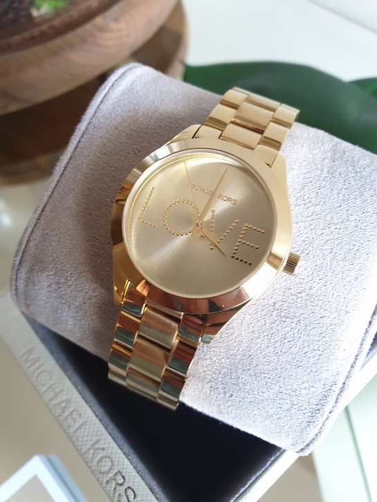 Michael kors clearance gold plated watch