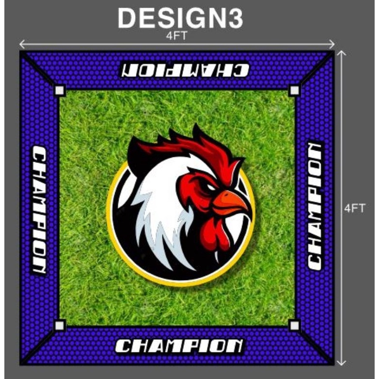 LIMBER MATTING DES 3 TARPAULIN FOR FIGHTING ROOSTER 4X4FT Lazada PH