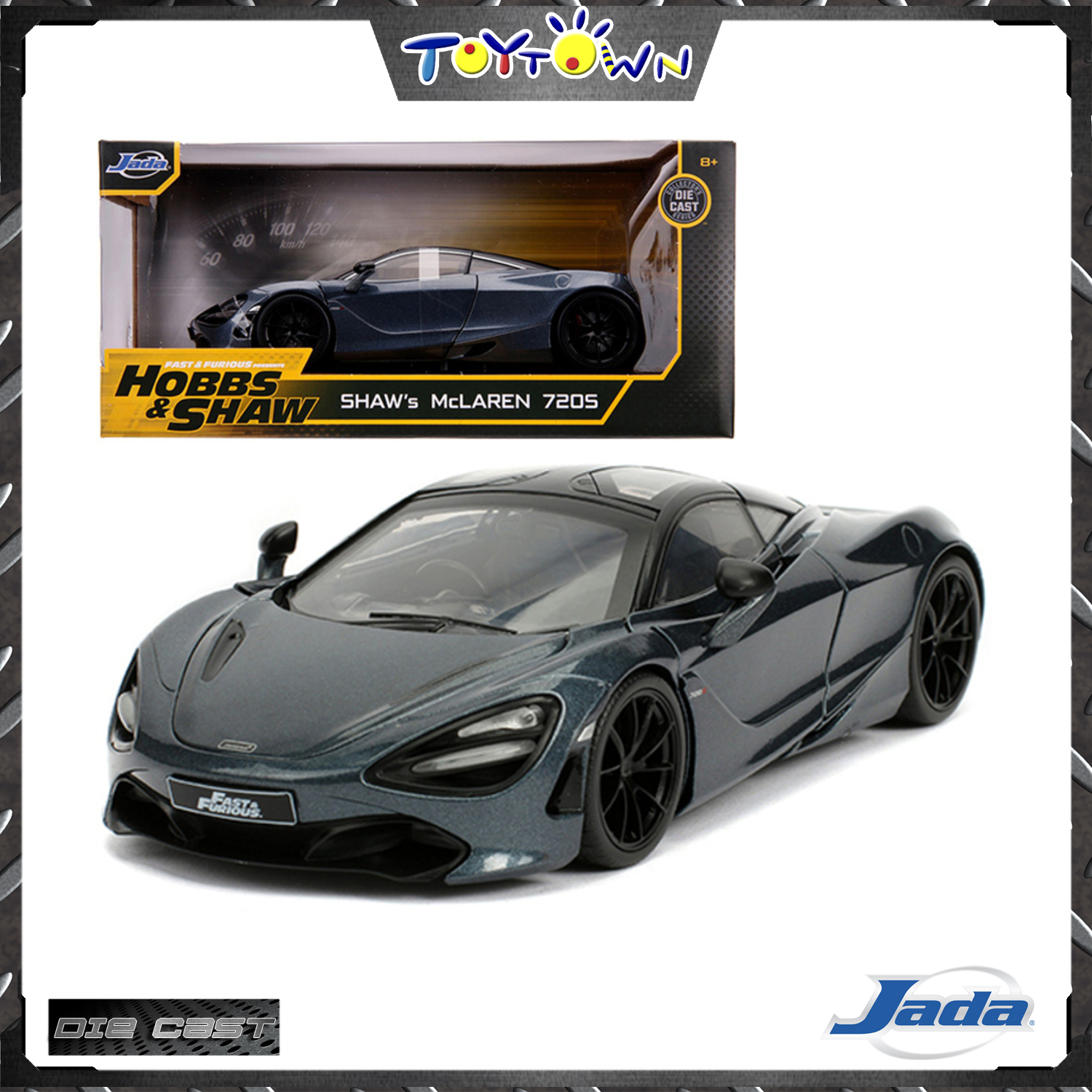 Fast & Furious Presents Hobbs & Shaw Shaw’s 2018 McLaren 720S Metals 1/24th