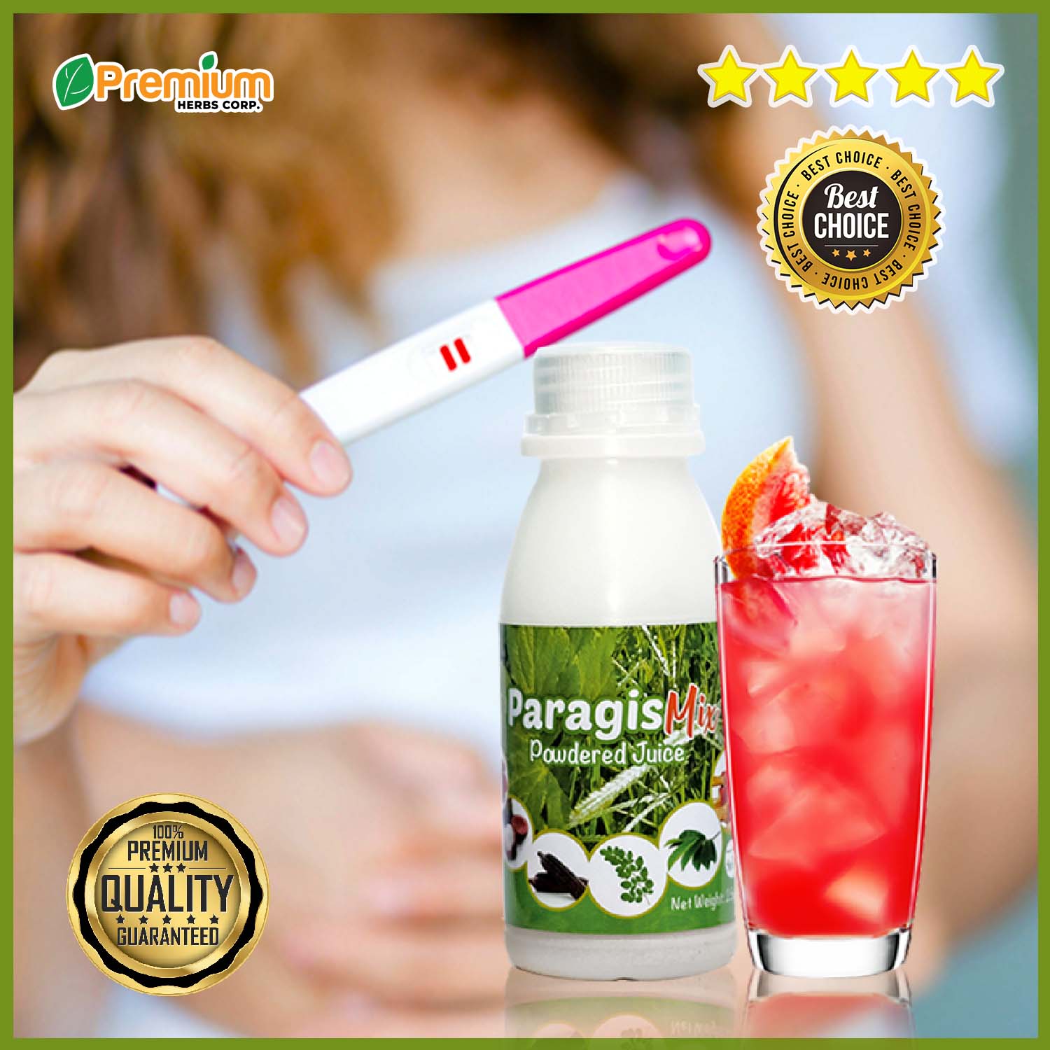 PHC02A 1 Bottle of PARAGIS MIX for pregnancy juice Drink promo