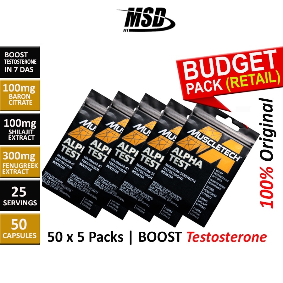 Muscletech Pro Series Alpha Test Booster 120 Capsules Lazada PH
