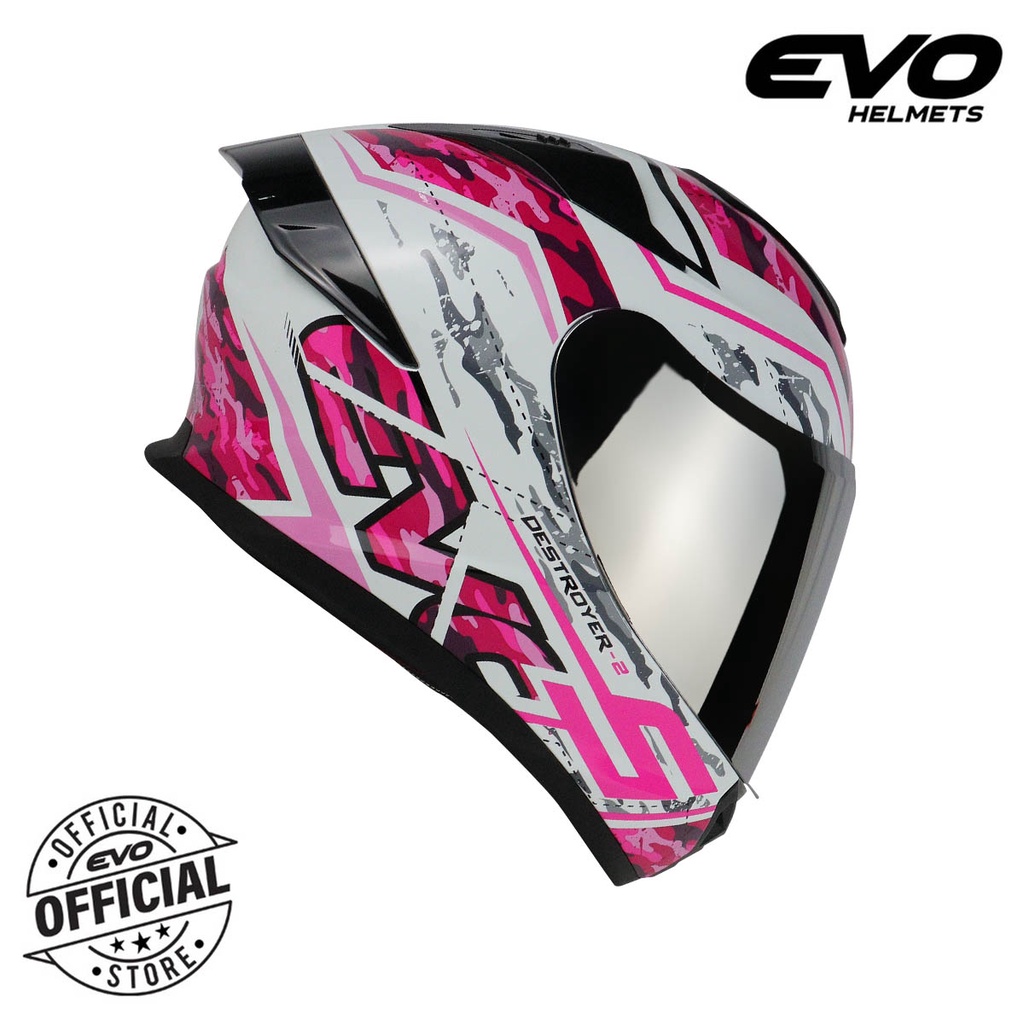 motorcycle helmet safety passenger helmet EVO Svx-02 Destroyer 2 Full ...