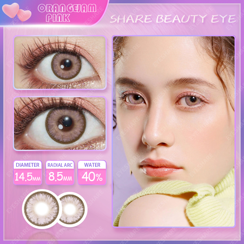 New design Color Lens Natural Big Eye Contact Lens Lazada PH