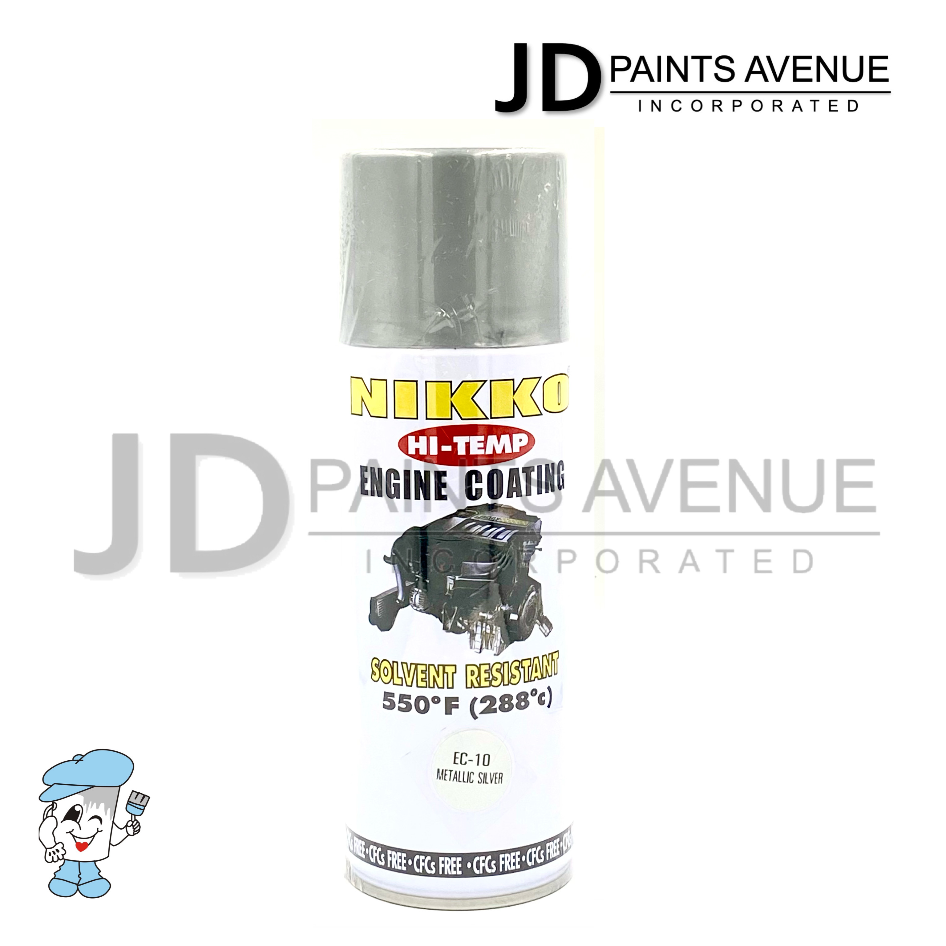 Nikko HiTemp Engine Coating 550F (288C) Spray Paint Lazada PH