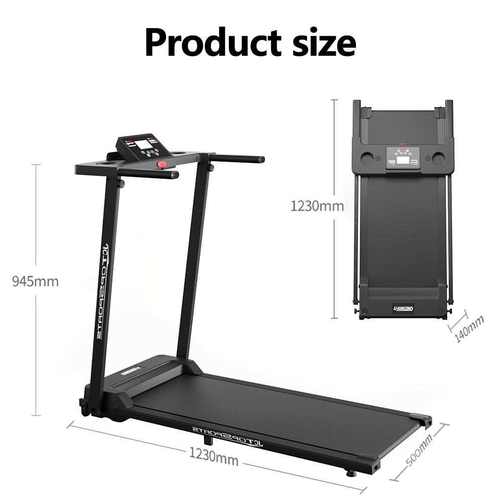 OneTwoFit 2.5HP Multifunctional ElectricTreadmill 0-10km/h Quiet Smart ...