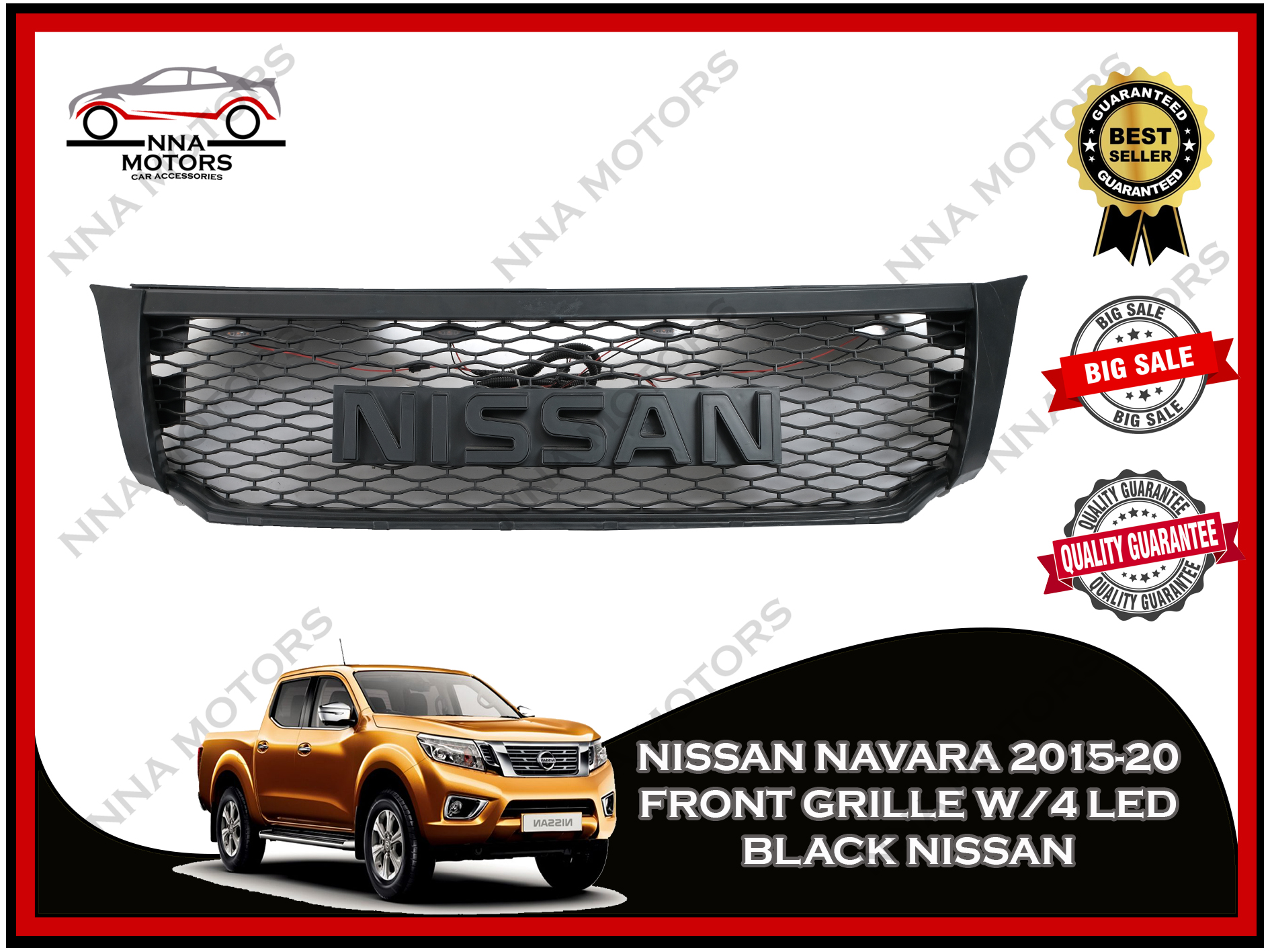 NISSAN NAVARA 2015 2016 2017 2018 2019 2020 Grille Car Grill Guard All
