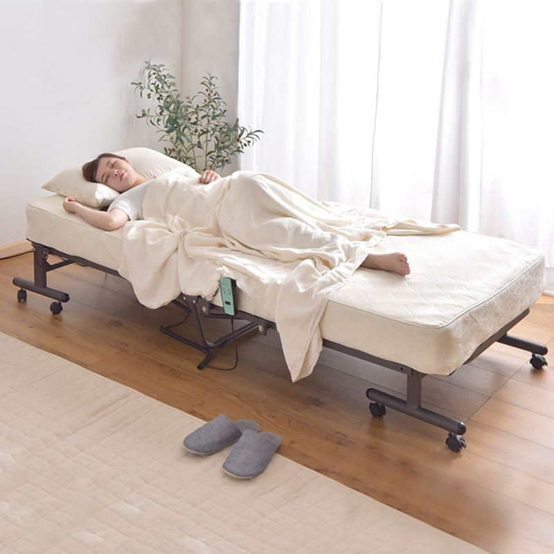Nap electric folding bed remote control lifting bed for the elderly