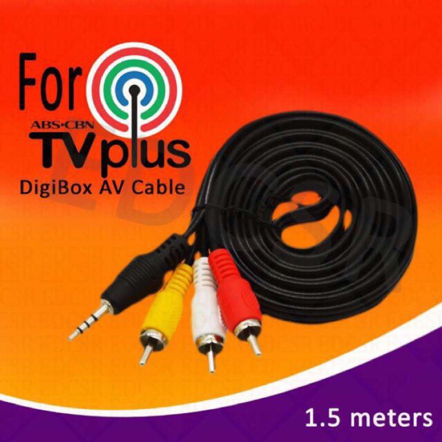 CABLE RCA AUDIO VIDEO 3X1 