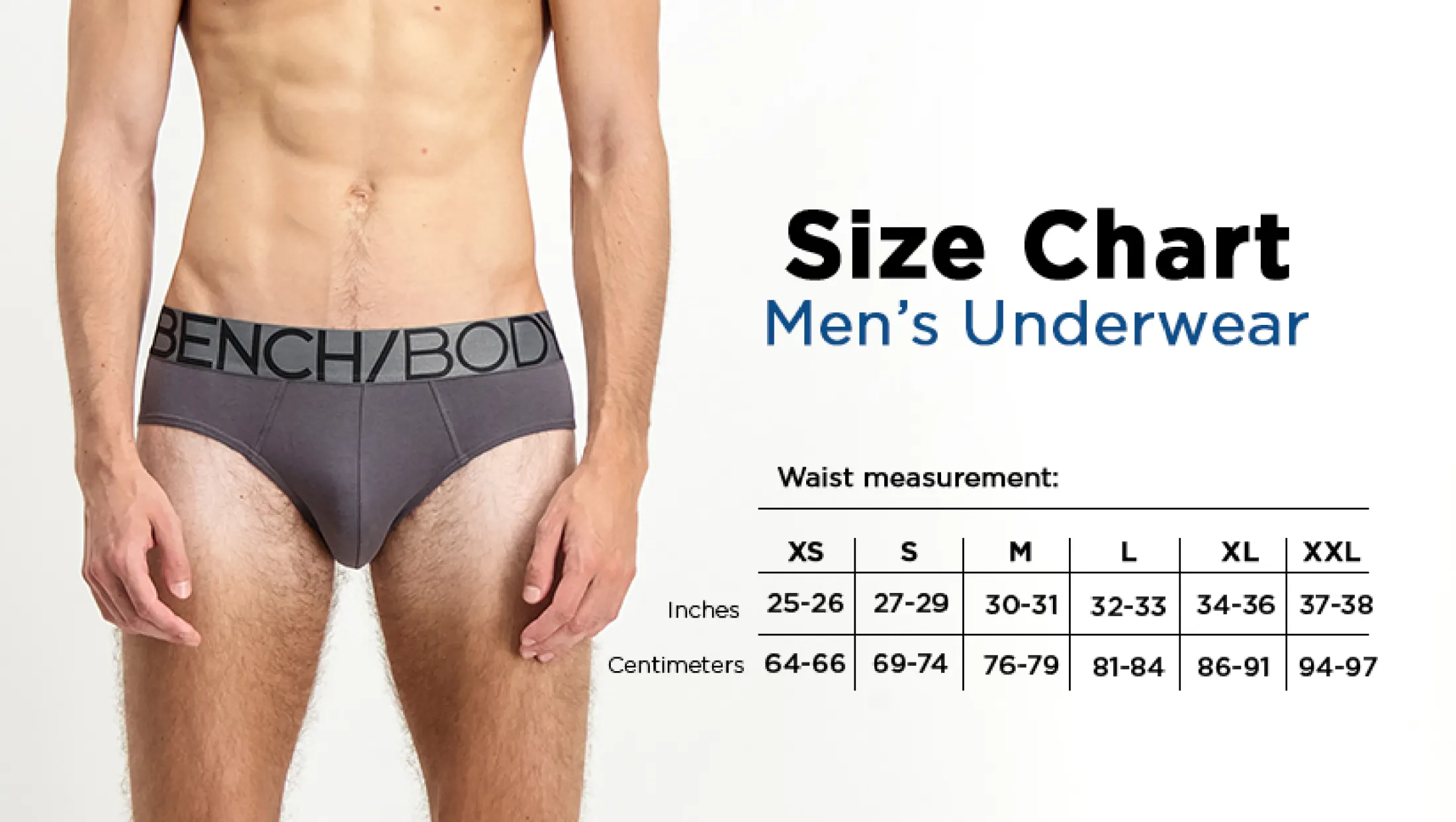 Bench boxer shorts size guide Clearance