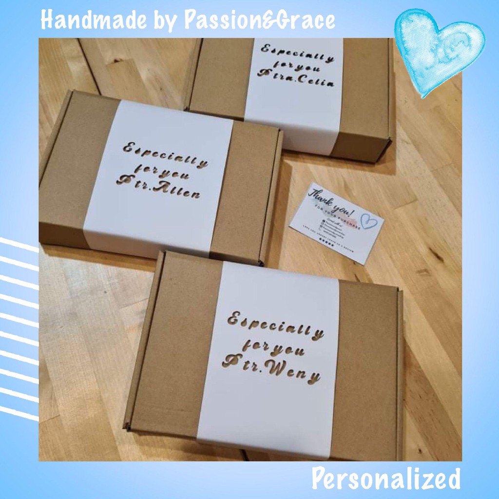 Personalized Gift Box with message inside and outside Lazada PH