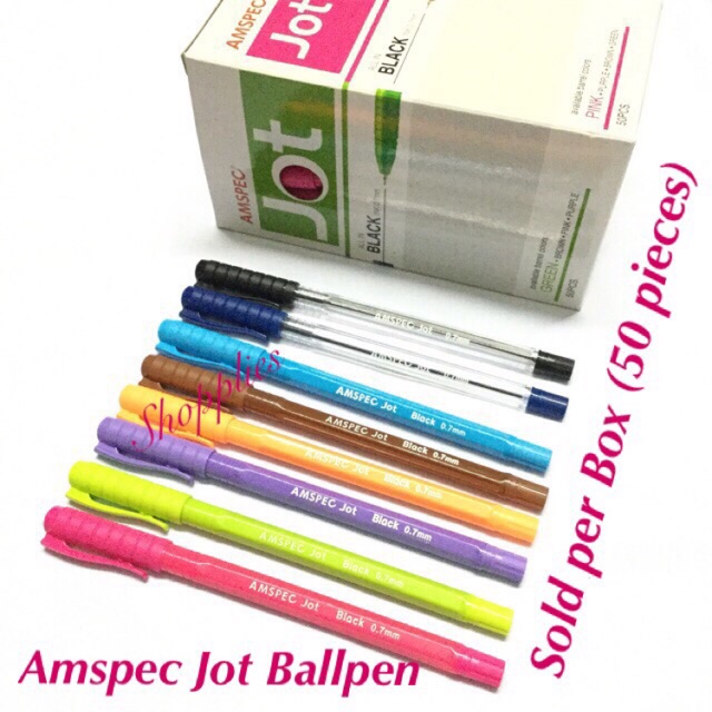 Amspec Jot Ballpen 0.7 Black Ink (Sold per Box) Pen Lazada PH