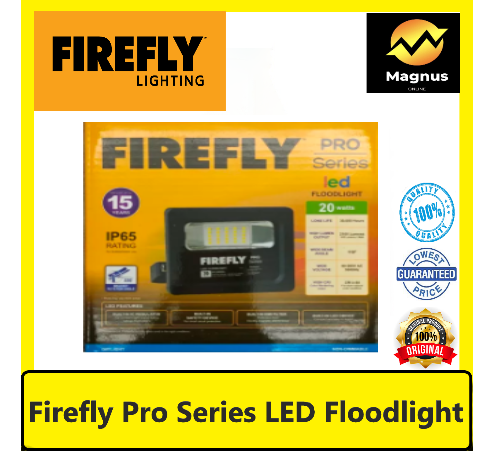 Firefly Pro Series LED Floodlight 30w, 50w,100w, 200w | Lazada PH