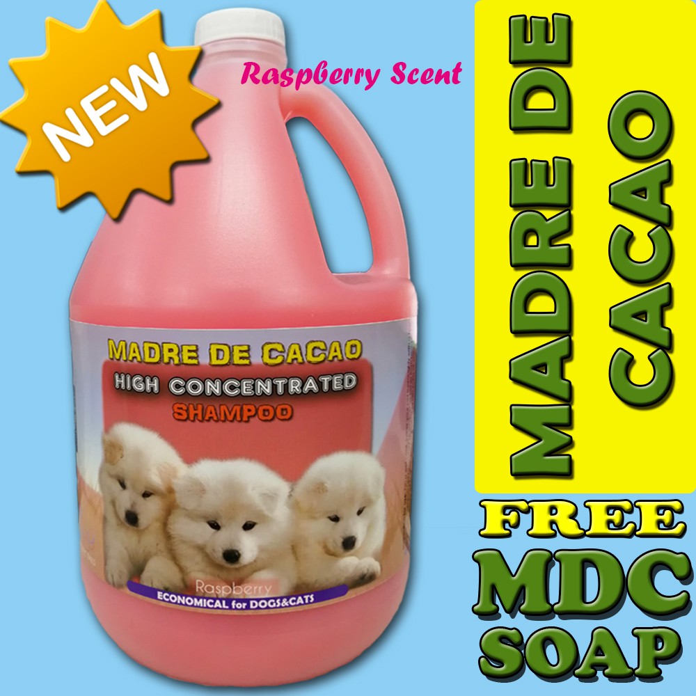 Madre de Cacao shampoo with guava extract 1gallon (raspberry scent) for